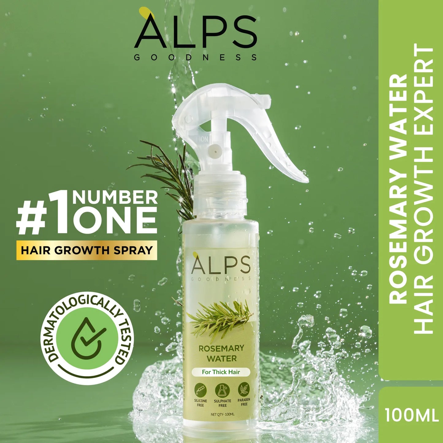 Rosemary Water, Hair Spray For Regrowth (Pack of 3)